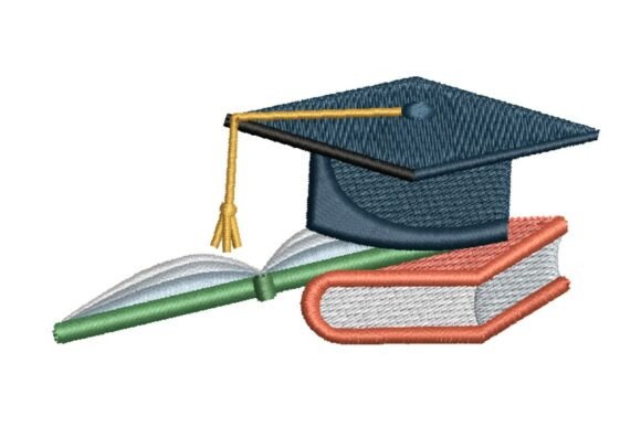 🎓 Graduation Cap and Books